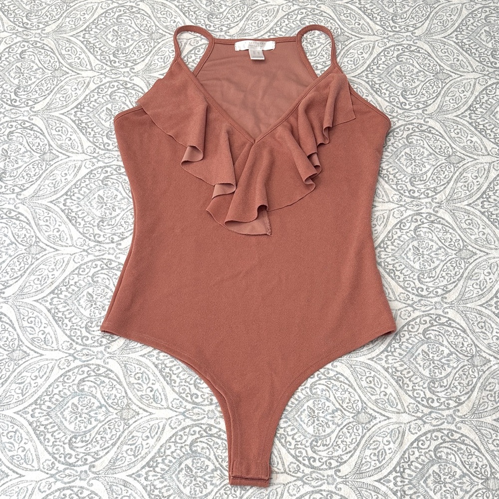 STREETWEAR SOCIETY Ruffled Bodysuit